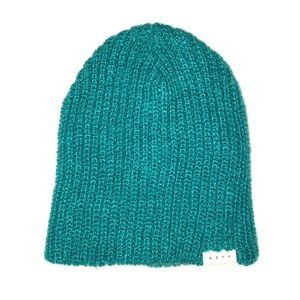 Knitted blue Neff beanie